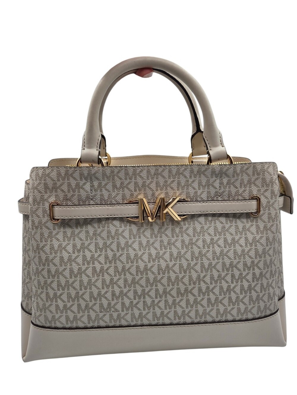 Michael Kors Beige Cream Signature MK Bucket Bag